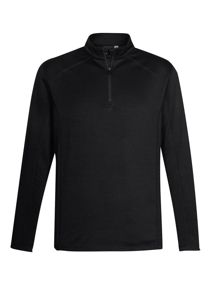 Monterey Mens Top — Black Solid