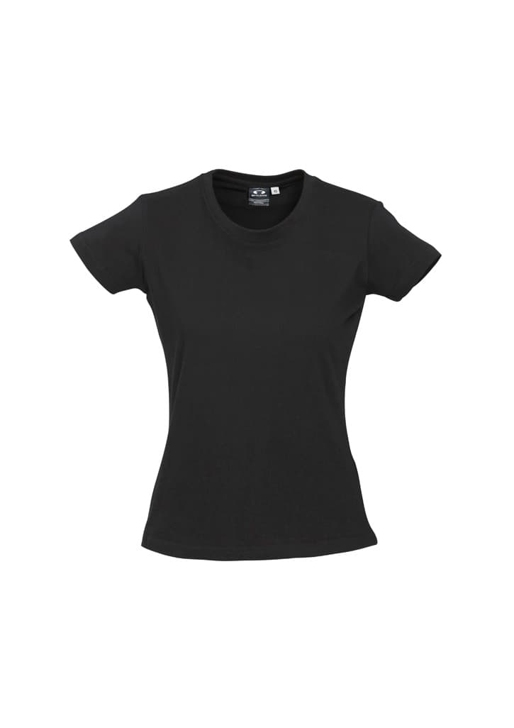 Ice Womens Short Sleeve Tee — Black