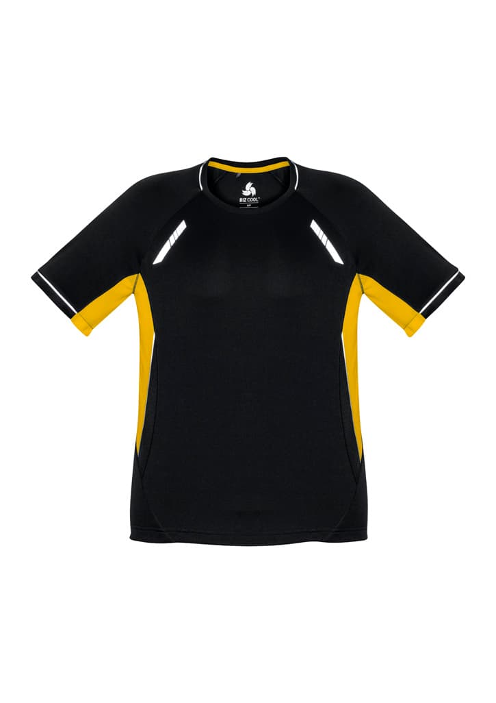 Renegade Mens Short Sleeve Tee — Black/Gold/Silver