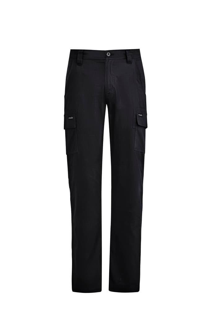 Mens Lightweight Drill Cargo Pant — Black
