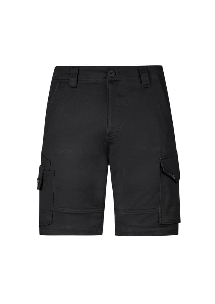 Mens Rugged Cooling Stretch Short — Black