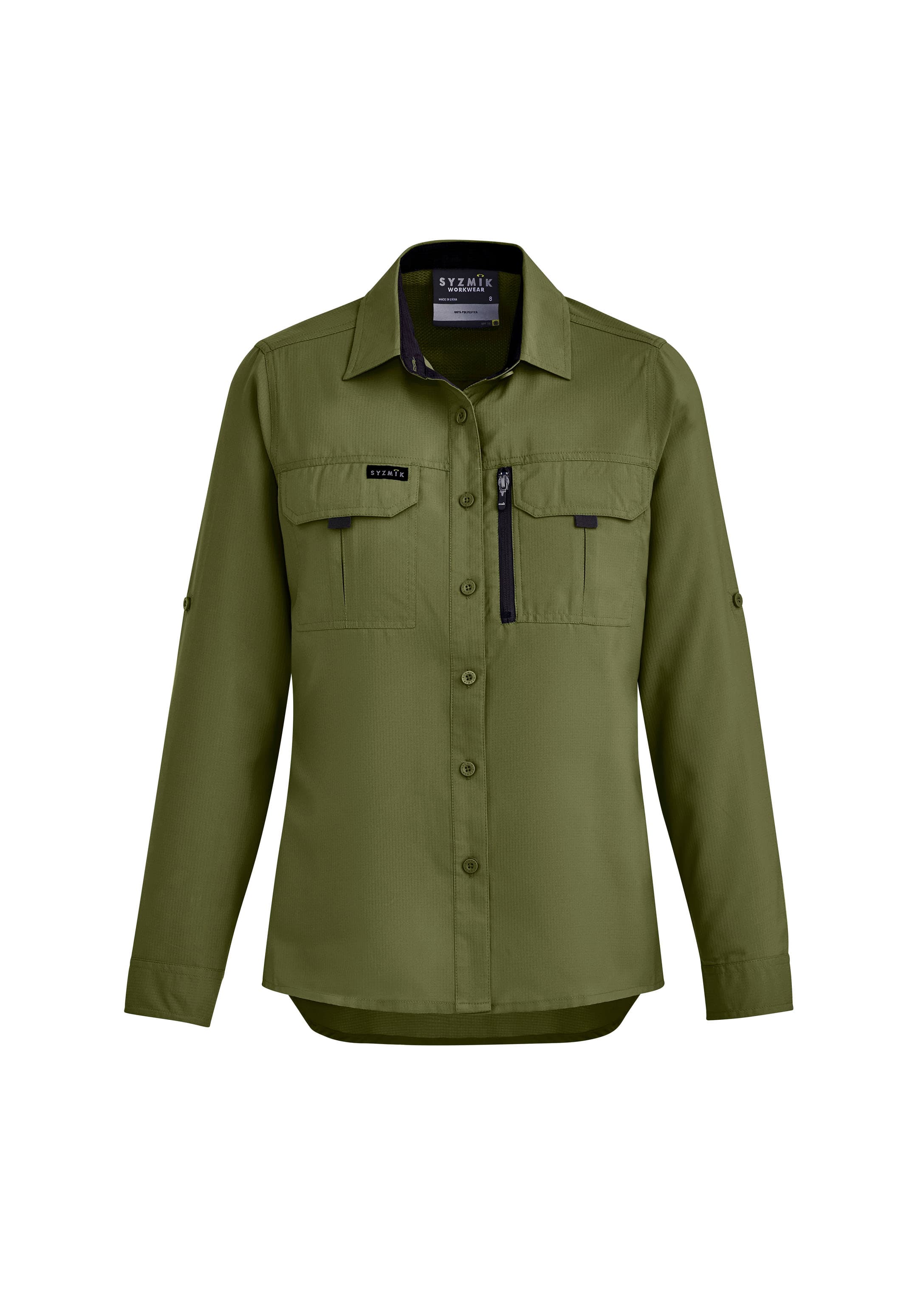 Womens Outdoor Long Sleeve Shirt — Army