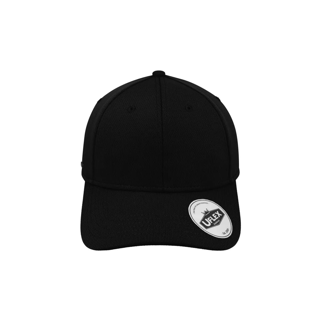 U20603 UFlex Recycled Polyester Cap — Black