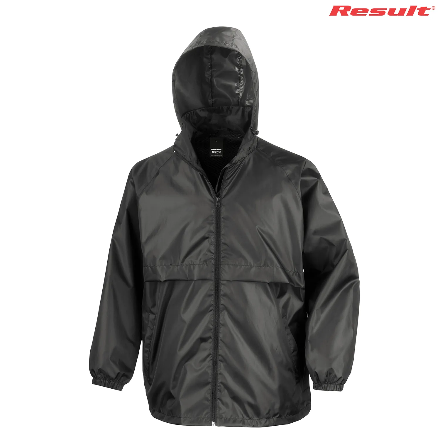 R205X Result Adult Core Lightweight Jacket — Black