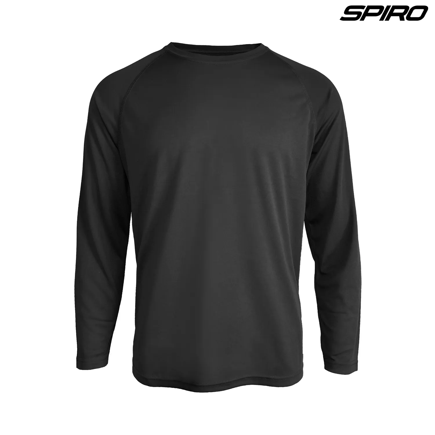 S289X Spiro Adult Impact Performance Aircool Longsleeve — Black