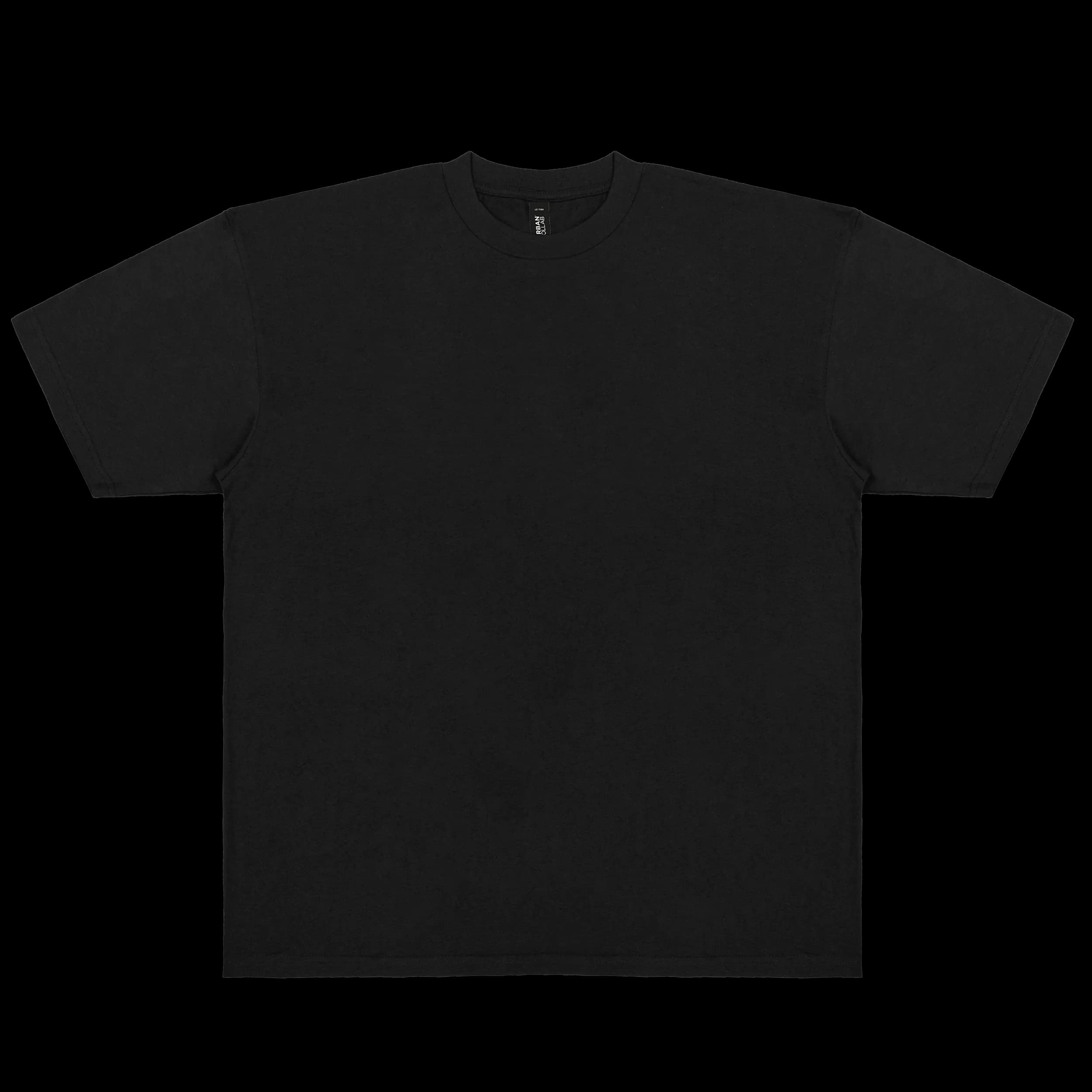 UCT280 Urban Collab Adult 280gsm Club Tee — Black
