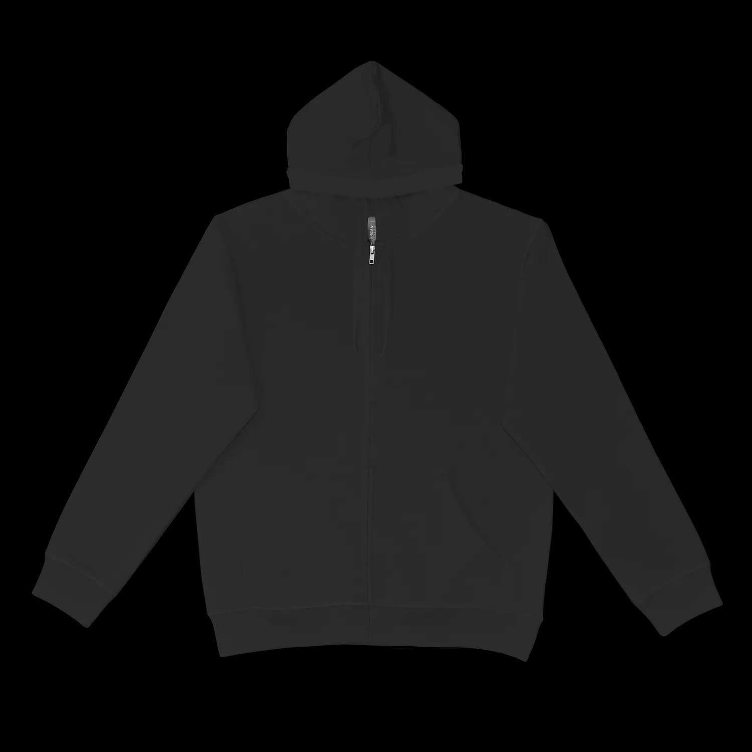 UCZH320 Urban Collab The Broad Zip Hoodie — Black