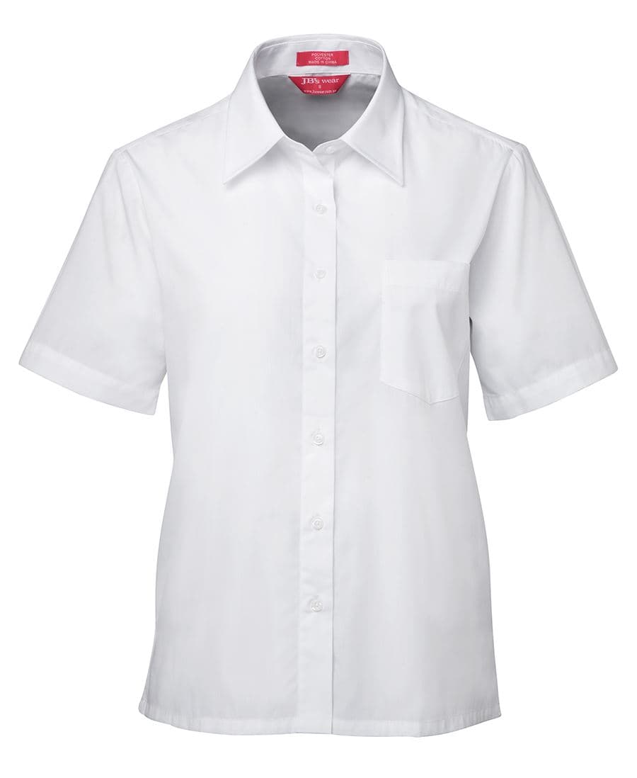 JB's LADIES S/S ORIGINAL POPLIN SHIRT — White