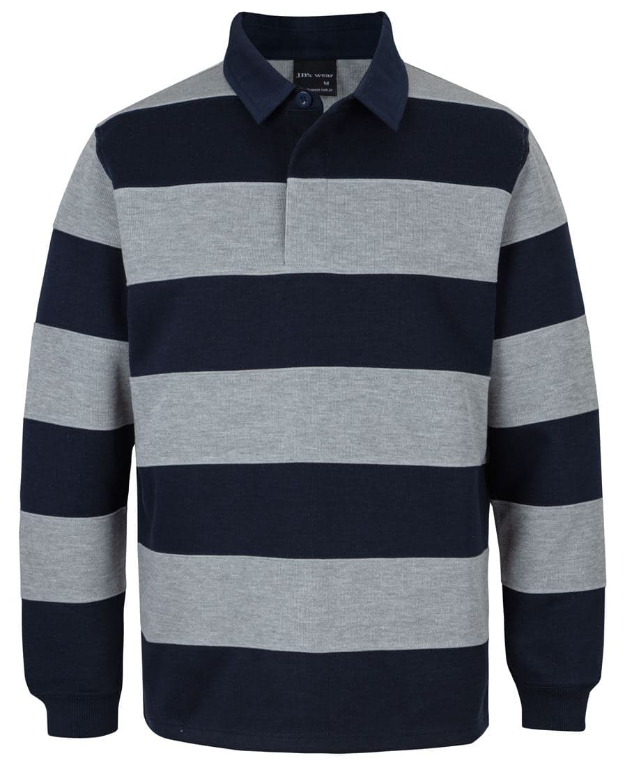 JB's RUGBY STRIPED — Navy/13% Marle