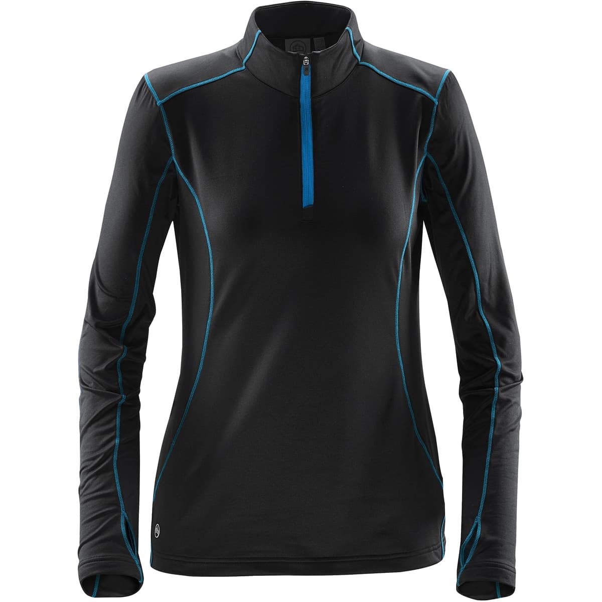 WOMEN'S PULSE FLEECE PULLOVER — Black,Burgundy