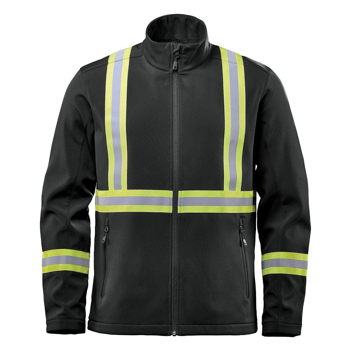 MENS ORBITER REFLECTIVE SOFTSHELL — Black
