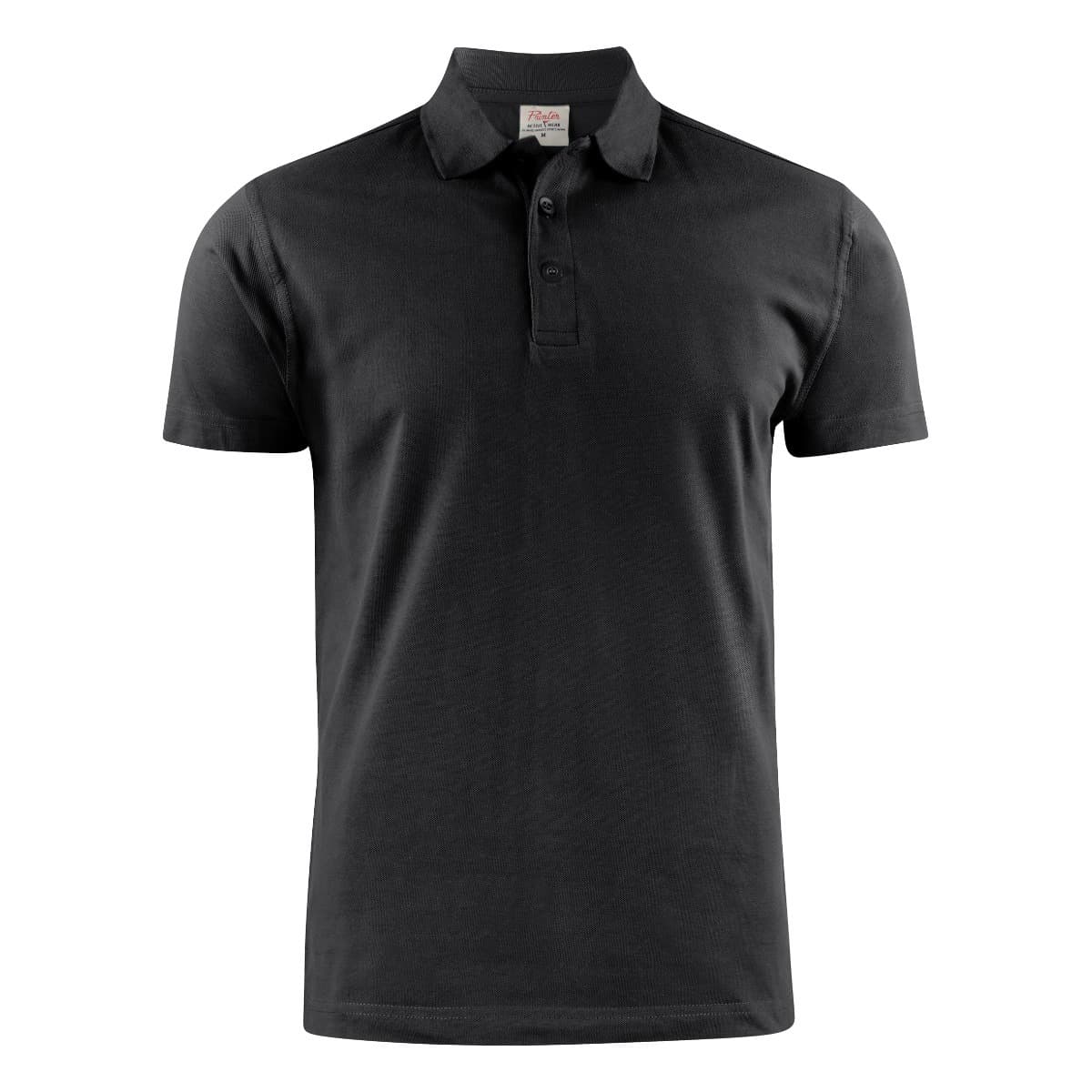 SURF RSX MENS PIQUET POLO SHIRT — Black